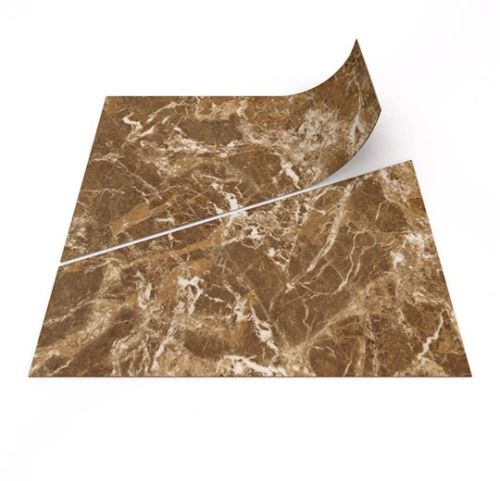 Forbo  Allura Dryback 0.7 Material /  50 x 50 cm / trapezium 63782DR7 - Ochre Marble Trapezium