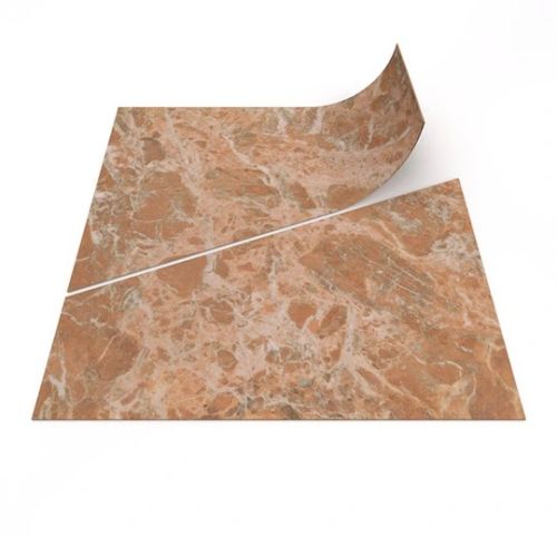 Forbo  Allura Dryback 0.55 Material / 50 x 50 cm / trapezium 63788DR5 - Peach Marble Trapezium